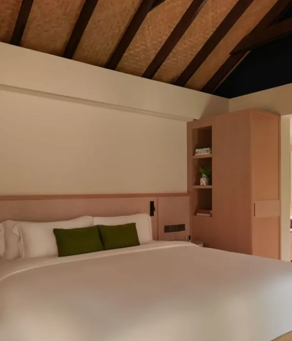 1ベッドルームヴィラの寝室