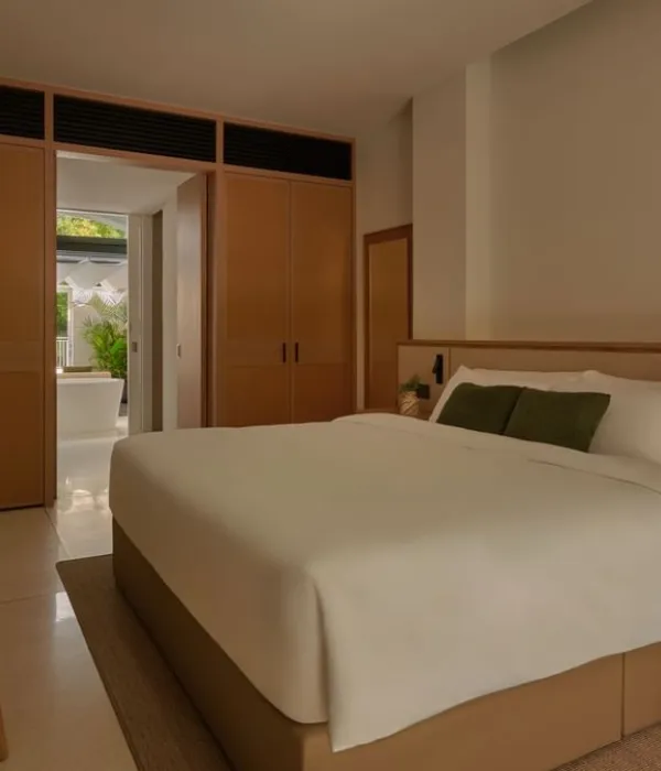 カップルスイートの寝室