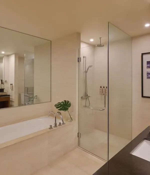 デラックスルームのバスルーム