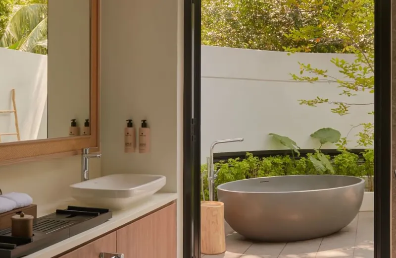 1ベッドルームヴィラのバスルーム