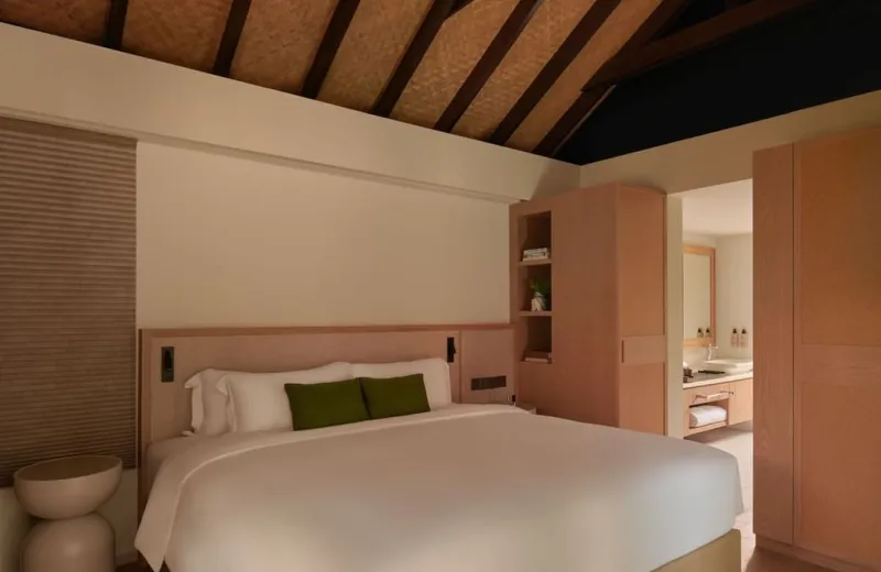 1ベッドルームヴィラの寝室