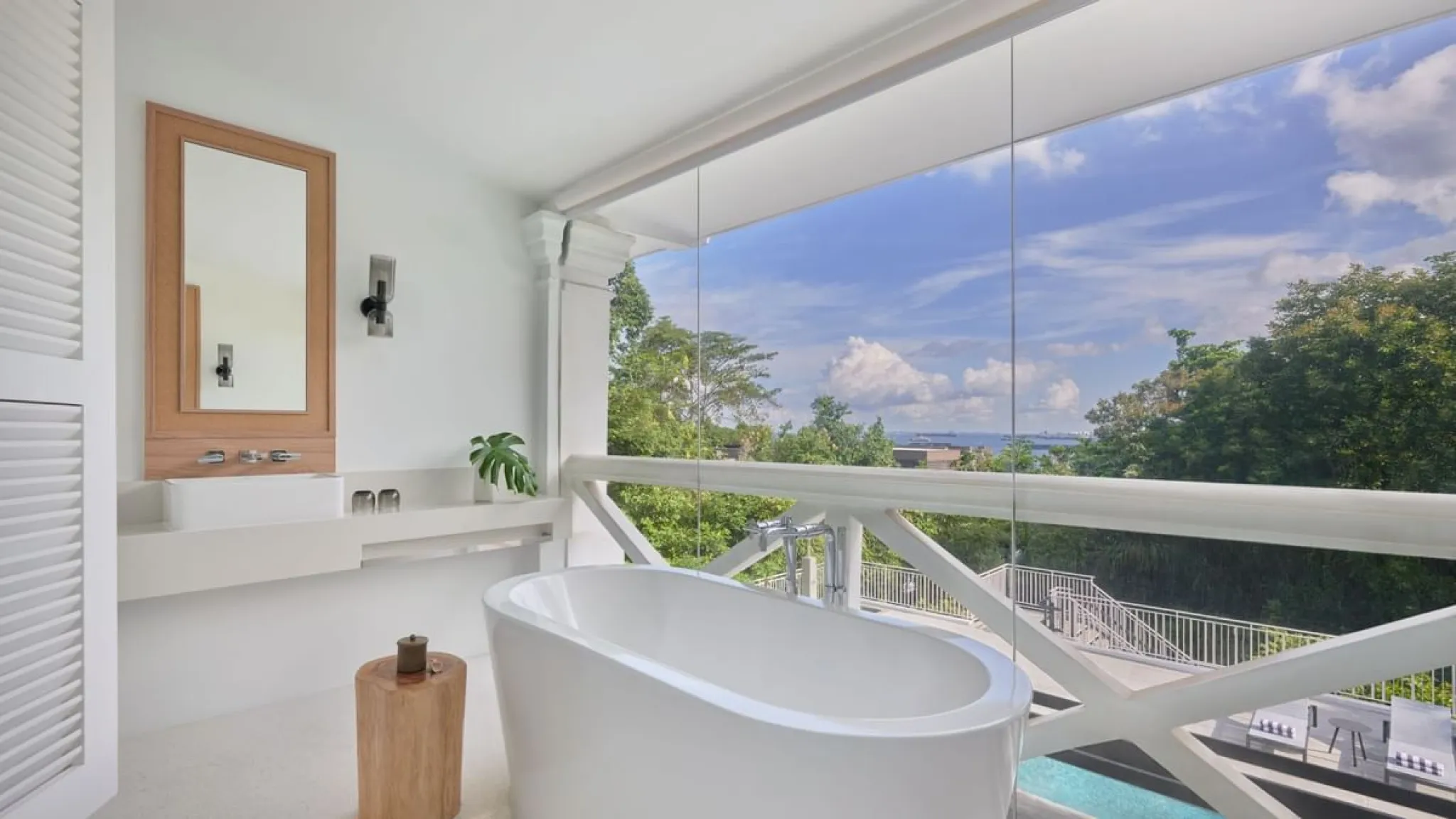 ジュニアスイートのバスルーム