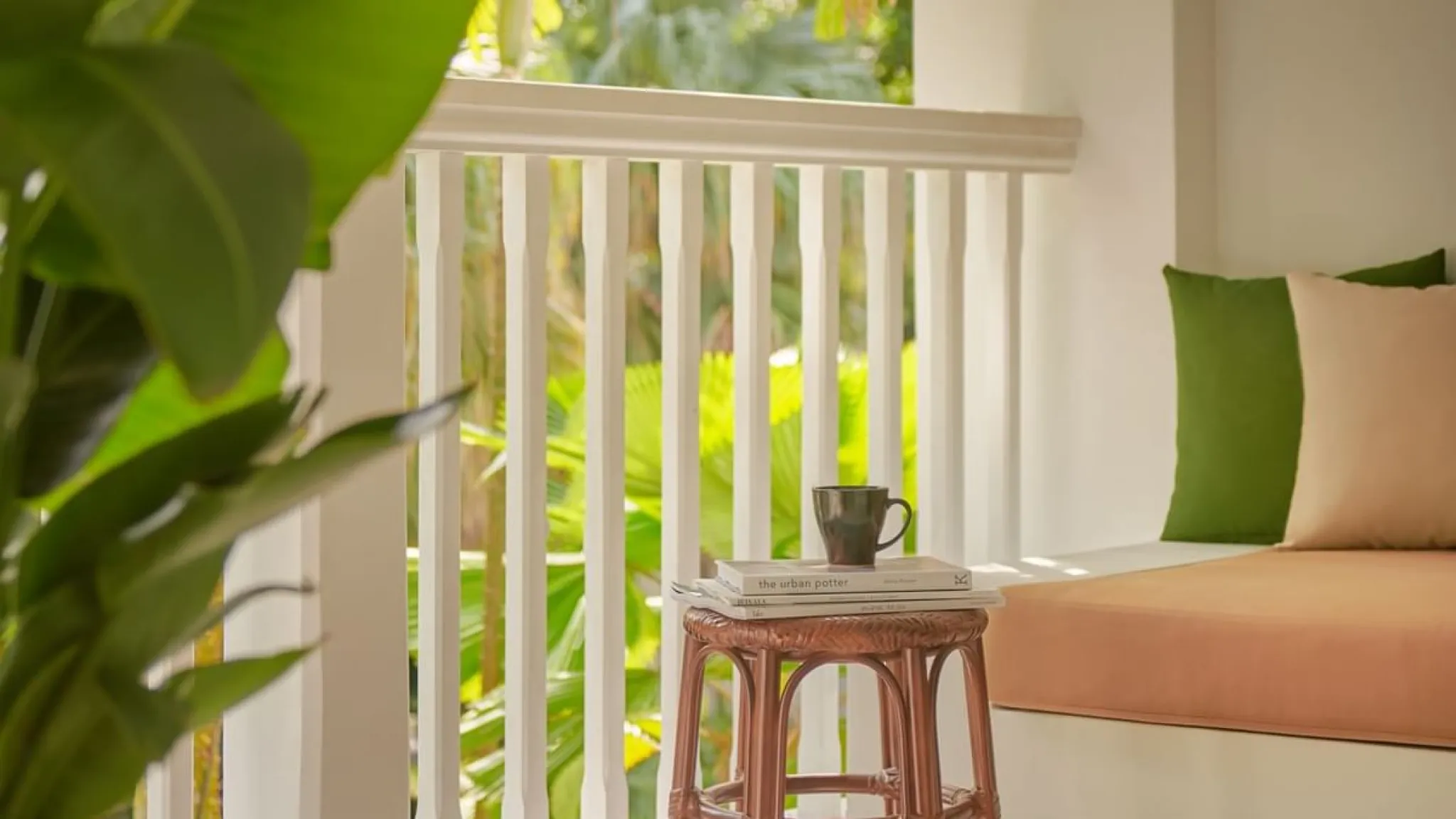 ベランダスイートのバルコニー